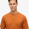 Overgeverfd slub-t-shirt
