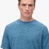 Overgeverfd slub-t-shirt