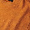 Overgeverfd slub-t-shirt