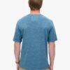 Overgeverfd slub-t-shirt