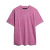 Overgeverfd slub-t-shirt