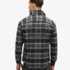 Overshirt met geruite borduursels