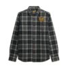 Overshirt met geruite borduursels
