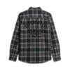 Overshirt met geruite borduursels