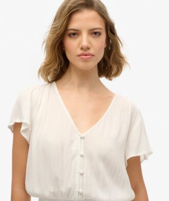 Playsuit met korte mouwen en print
