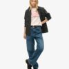 Relaxed T-shirt met metallic logo