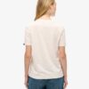 Relaxed T-shirt met metallic logo
