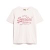 Relaxed T-shirt met metallic logo