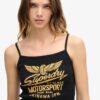 Retro Rocker Graphic Rib Cami Top