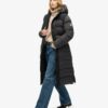 Ripstop-Puffer-jas met verlengd model