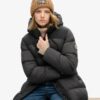 Ripstop-Puffer-jas met verlengd model