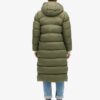 Ripstop-Puffer-jas met verlengd model