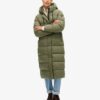 Ripstop-Puffer-jas met verlengd model