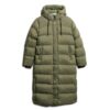 Ripstop-Puffer-jas met verlengd model