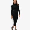 Rugloze bodycon-midijurk