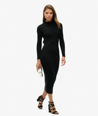 Rugloze bodycon-midijurk