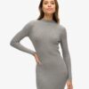 Rugloze bodycon-midijurk