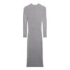 Rugloze bodycon-midijurk