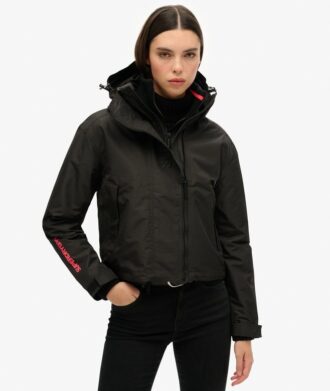 Sd-windjack met hood en borduursel