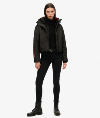 Sd-windjack met hood en borduursel