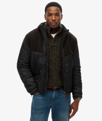 Sherpa Quilted hybride jas