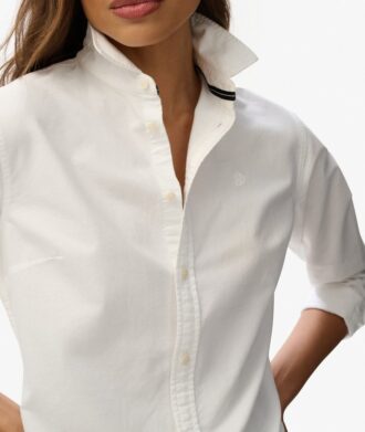 Slim Oxford-overhemd met lange mouwen