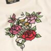 Small Tattoo Rhinestone getailleerd T-shirt Small Tattoo Rhinestone getailleerd T-shirt
