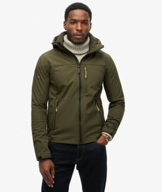 Softshell-trekkersjas met capuchon