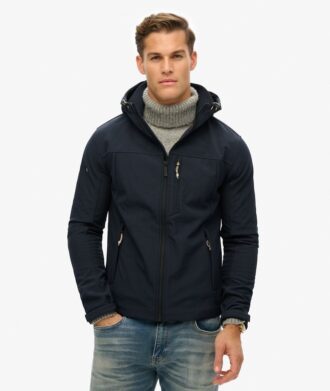 Softshell-trekkersjas met capuchon