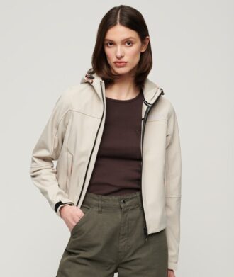 Softshell-trekkersjas met hood