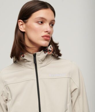 Softshell-trekkersjas met hood
