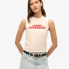 Sport Luxe grafische getailleerde tanktop Sport Luxe grafische getailleerde tanktop