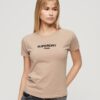 Sport Luxe Logo getailleerd cropped T-shirt