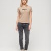 Sport Luxe Logo getailleerd cropped T-shirt
