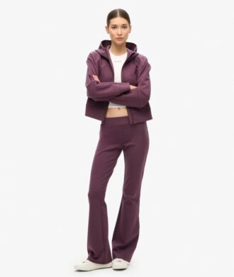 Sport Tech Joggers met lage taille en uitlopende pijpen