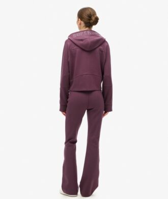 Sport Tech Joggers met lage taille en uitlopende pijpen