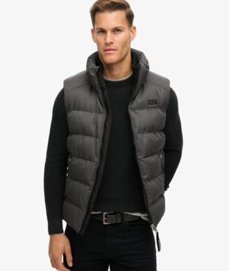 Sportief Puffer tweed gilet