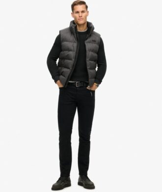 Sportief Puffer tweed gilet