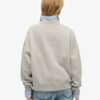 Sportief, relaxed sweatshirt met flockprint Sportief, relaxed sweatshirt met flockprint
