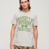 Sportief T-shirt met college-print