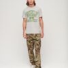 Sportief T-shirt met college-print