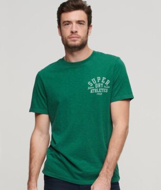 Sportief T-shirt met collegeprint