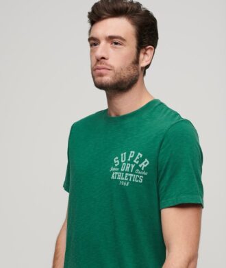 Sportief T-shirt met collegeprint