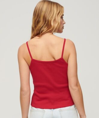 Sportieve college-cami-top met print