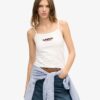 Sportieve, getailleerde cami-top met logo