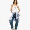 Sportieve, getailleerde cami-top met logo