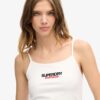 Sportieve, getailleerde cami-top met logo