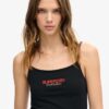Sportieve, getailleerde cami-top met logo