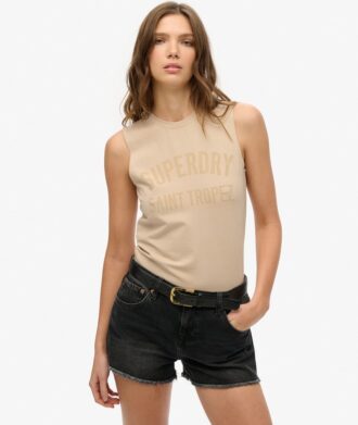 Sportieve, getailleerde tanktop