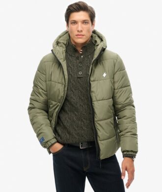 Sportieve Puffer-jas met capuchon